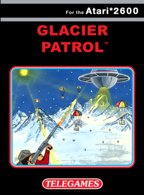 Glacier Patrol box art for Atari 2600